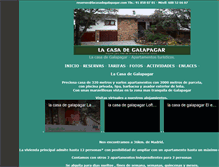 Tablet Screenshot of lacasadegalapagar.com